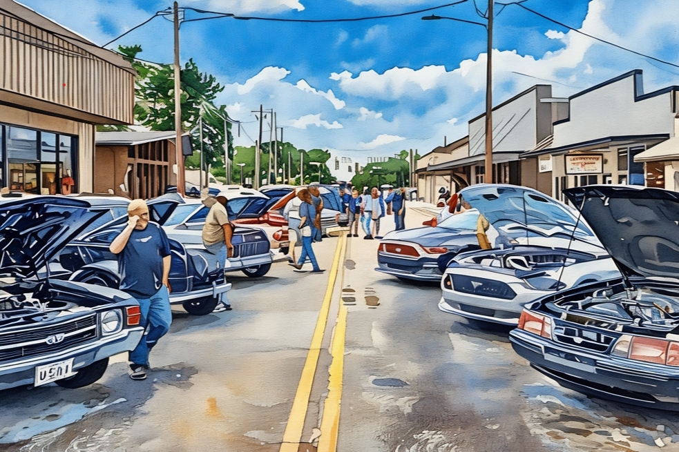 Back the Blue Car Show