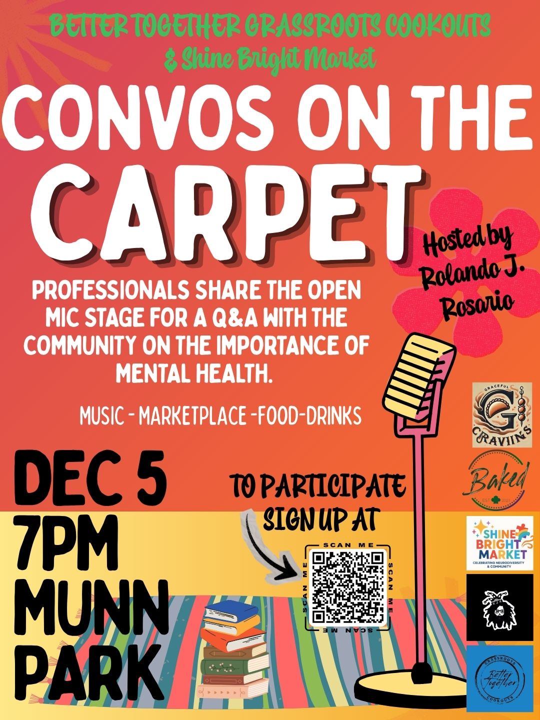 Open Mic Night Convos on the Carpet