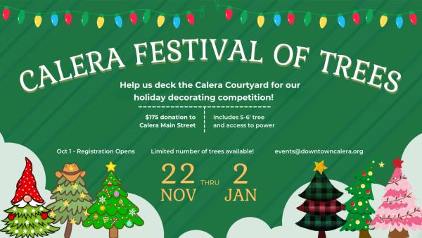 Calera Main Street Festival of Trees