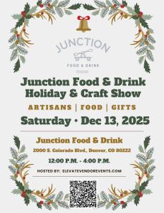 JUNCTION FOOD & DRINK HOLIDAY HARVEST & CRAFT SHOW