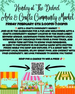 Hensley at The District Art&Craft Community Market