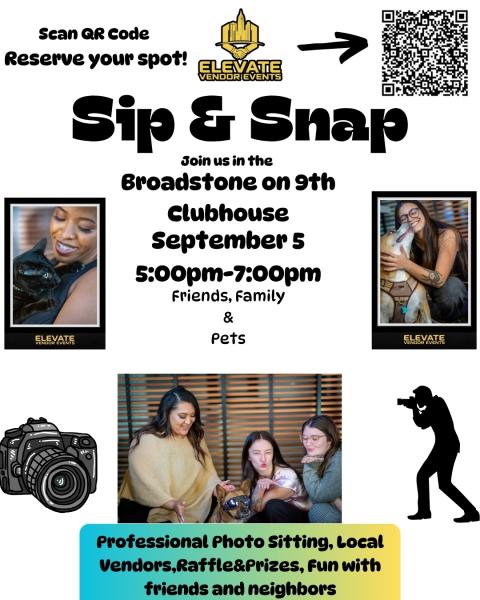 Sip&Snap at Broadstone on 9th