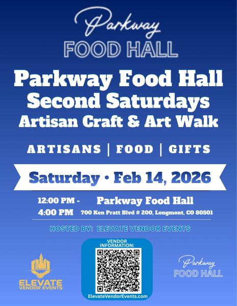 Parkway Food Hall Second Saturday's Artisan Craft & Art Walk