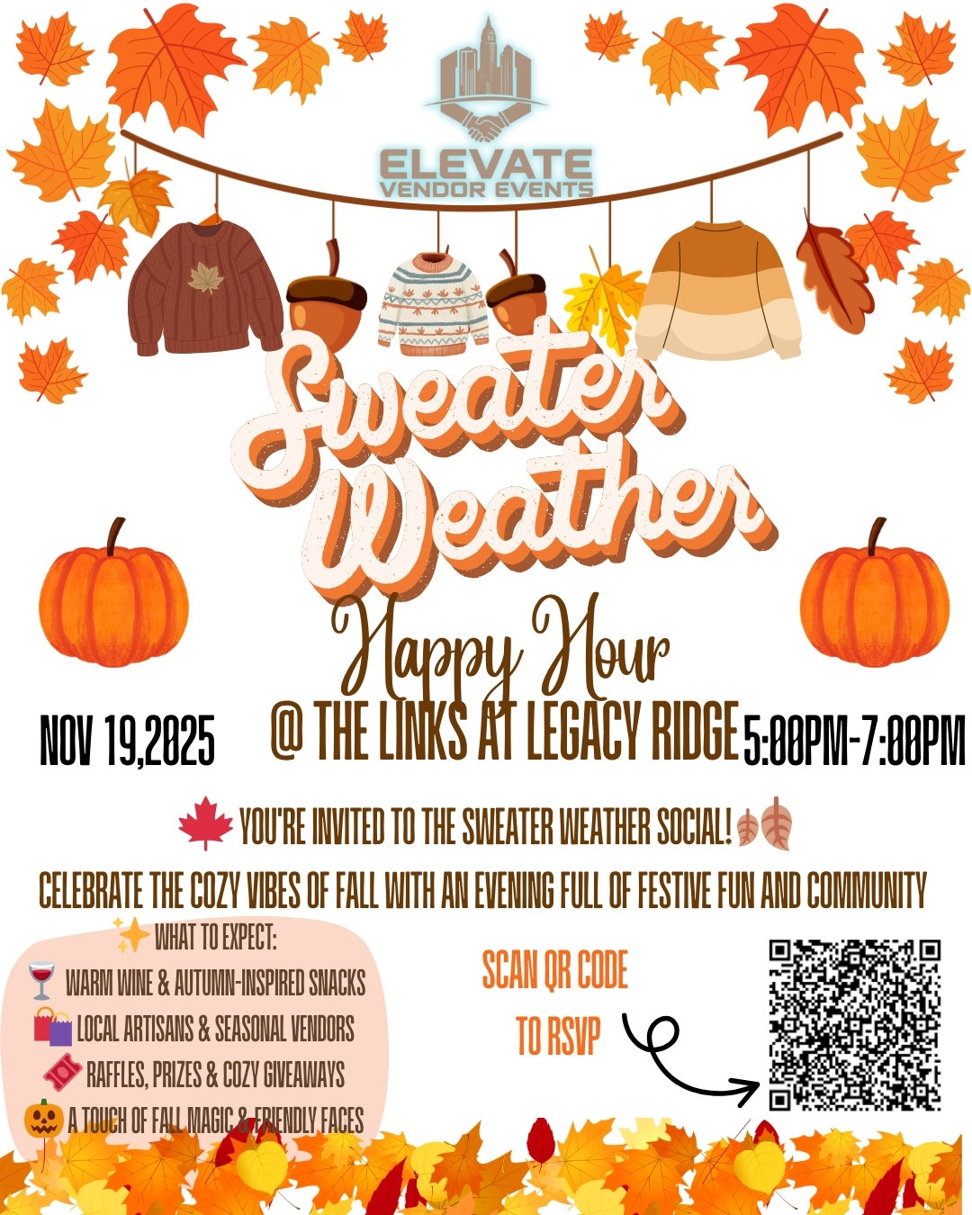 Sweater Weather Social Happy Hour at The Links at Legacy Ridge cover picture