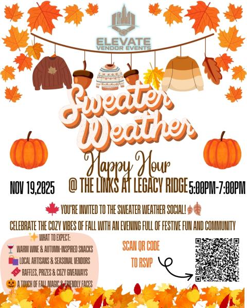Sweater Weather Social Happy Hour at The Links at Legacy Ridge