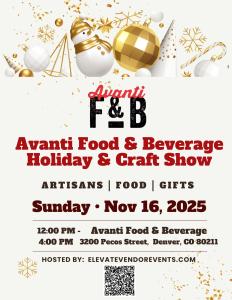 Avanti Food & Beverage Holiday & Craft Fair