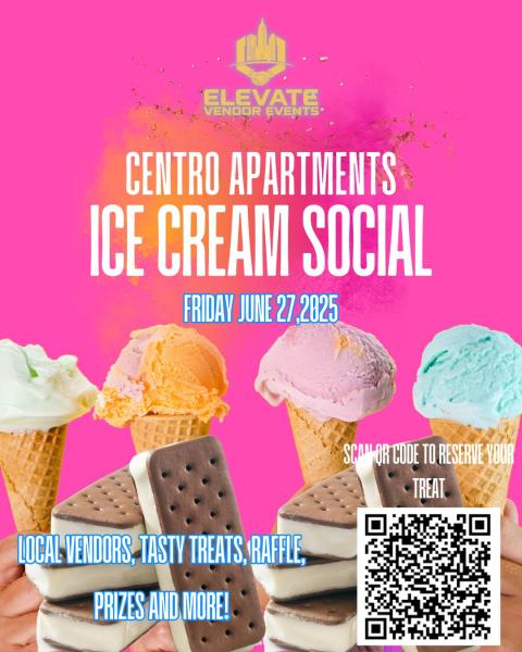 Ice Cream Social at Centro Apartments