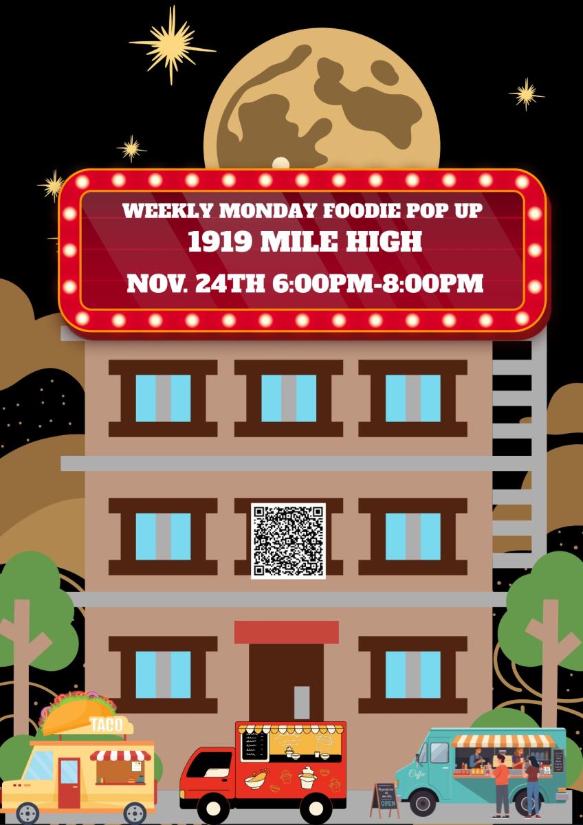 Weekly Monday Foodie Pop Up at 1919 Mile High