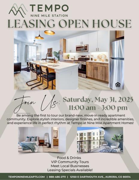 Open House at Tempo at Nine Mile Staton