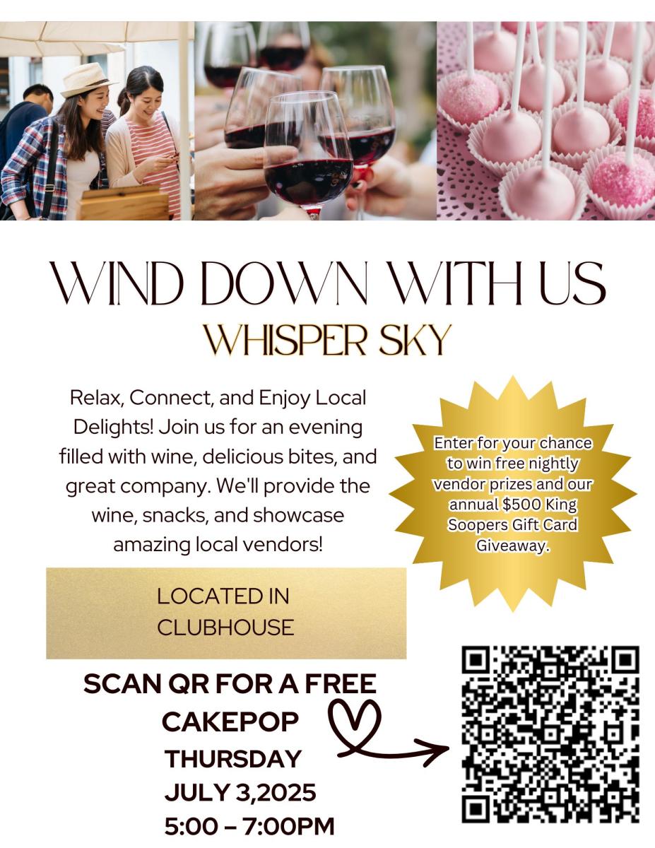 Wine Down at Whisper Sky cover picture