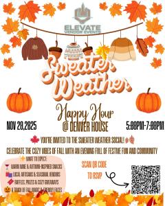 Sweater Weather Happy Hour at Denver House