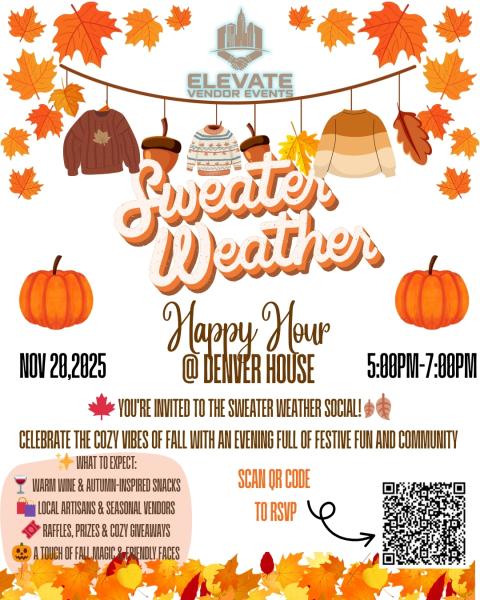 Sweater Weather Happy Hour at Denver House