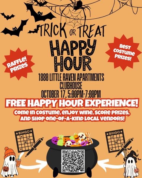 Happy Hour at 1880 Little Raven Apartments