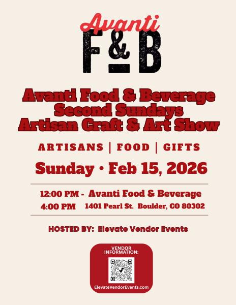 Avanti Boulder Art & Craft Walk