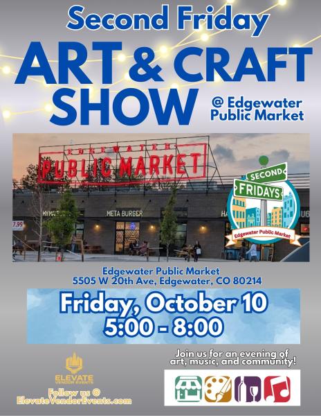 Edgewater Public Market  Second Friday's Art & Craft Show