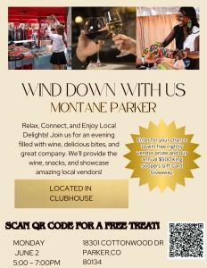 Wine Down at Montane Parker cover picture