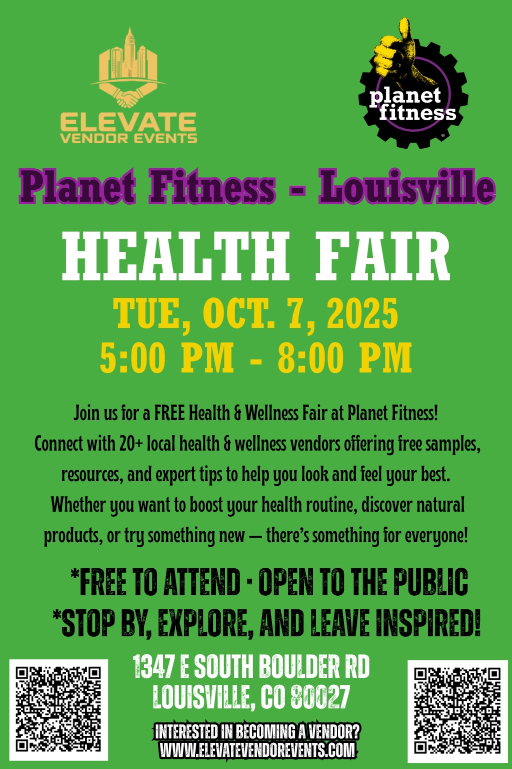Planet Fitness health Fair cover picture