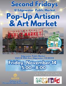 Edgewater Public Market  Second Friday's Art & Craft Show