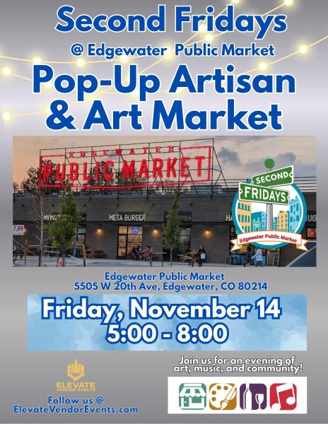 Edgewater Public Market  Second Friday's Art & Craft Show