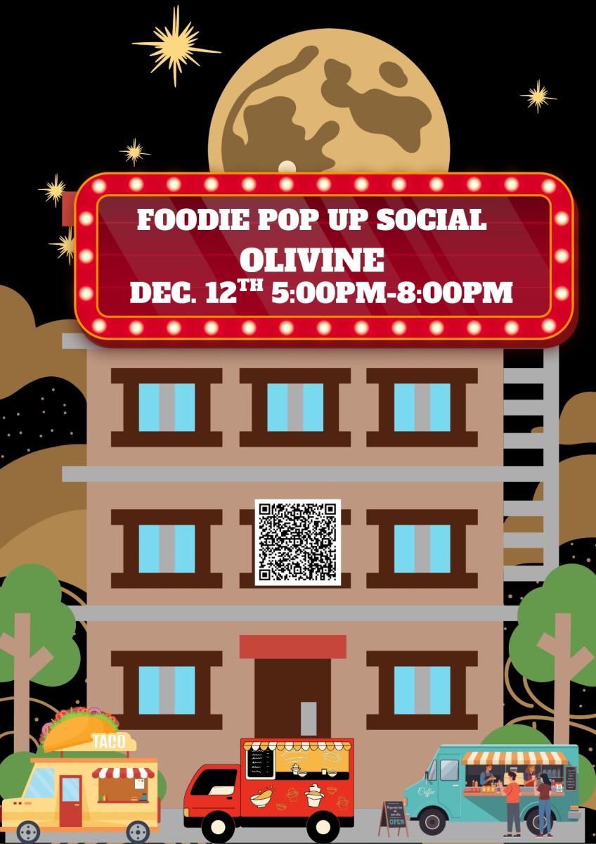 Friday Foodie Pop Up Social at Olivine