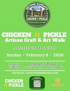 Chicken N Pickle Second Sundays Artisan Craft & Art Walk