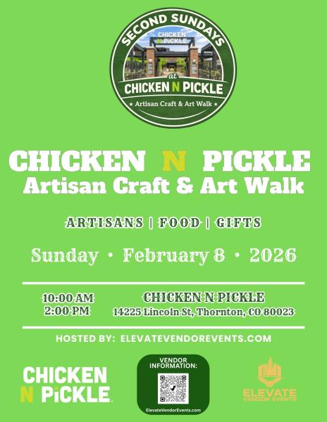 Chicken N Pickle Second Sundays Artisan Craft & Art Walk