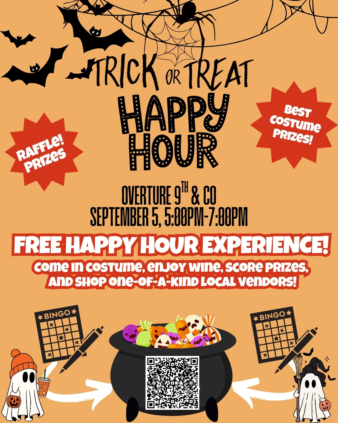 Halloween Happy Hour at Overtue 9th & CO cover picture