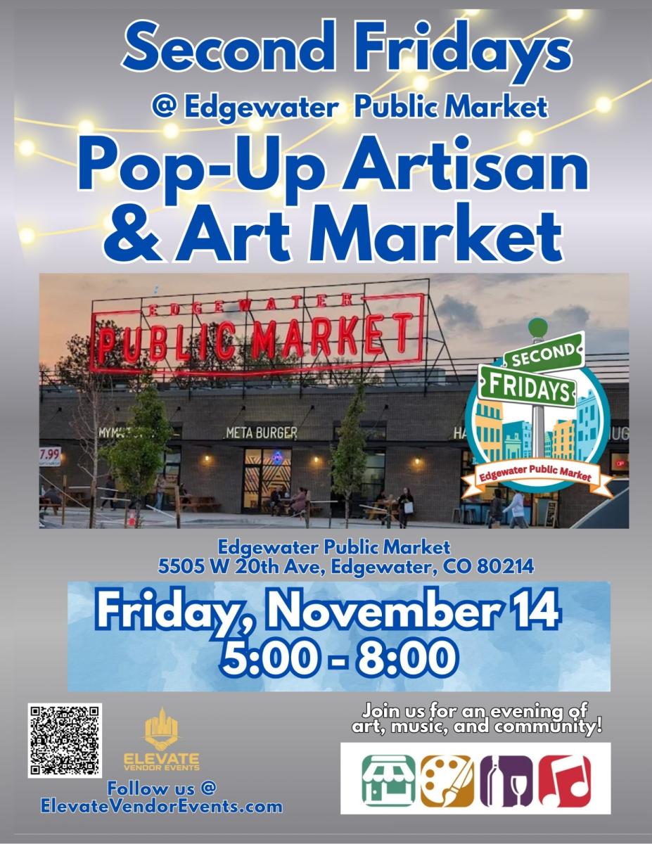 Edgewater Public Market  Second Friday's Art & Craft Show