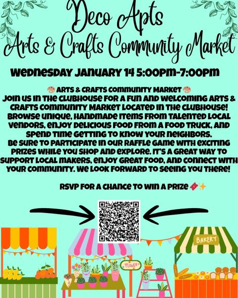 Deco Apartments Art&Craft Community Market