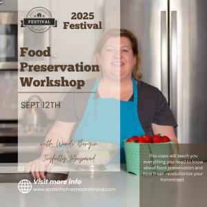 FOOD PRESERVATION WORKSHOP cover picture