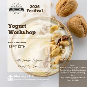 YOGURT MAKING WORKSHOP cover picture