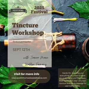 Tincture Workshop cover picture