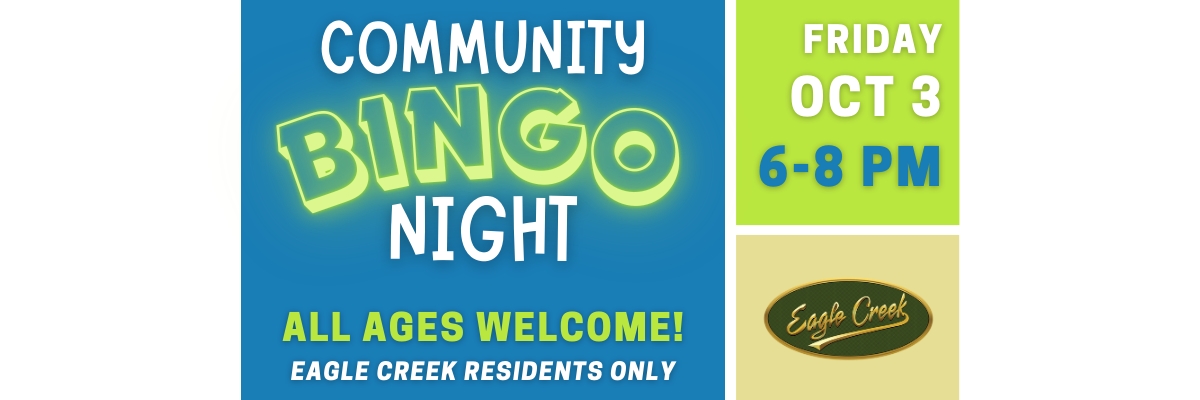 October 3 Bingo Event