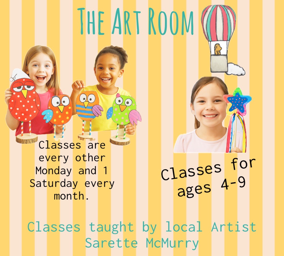 The Art Room Pre-K (Ages 4-9)