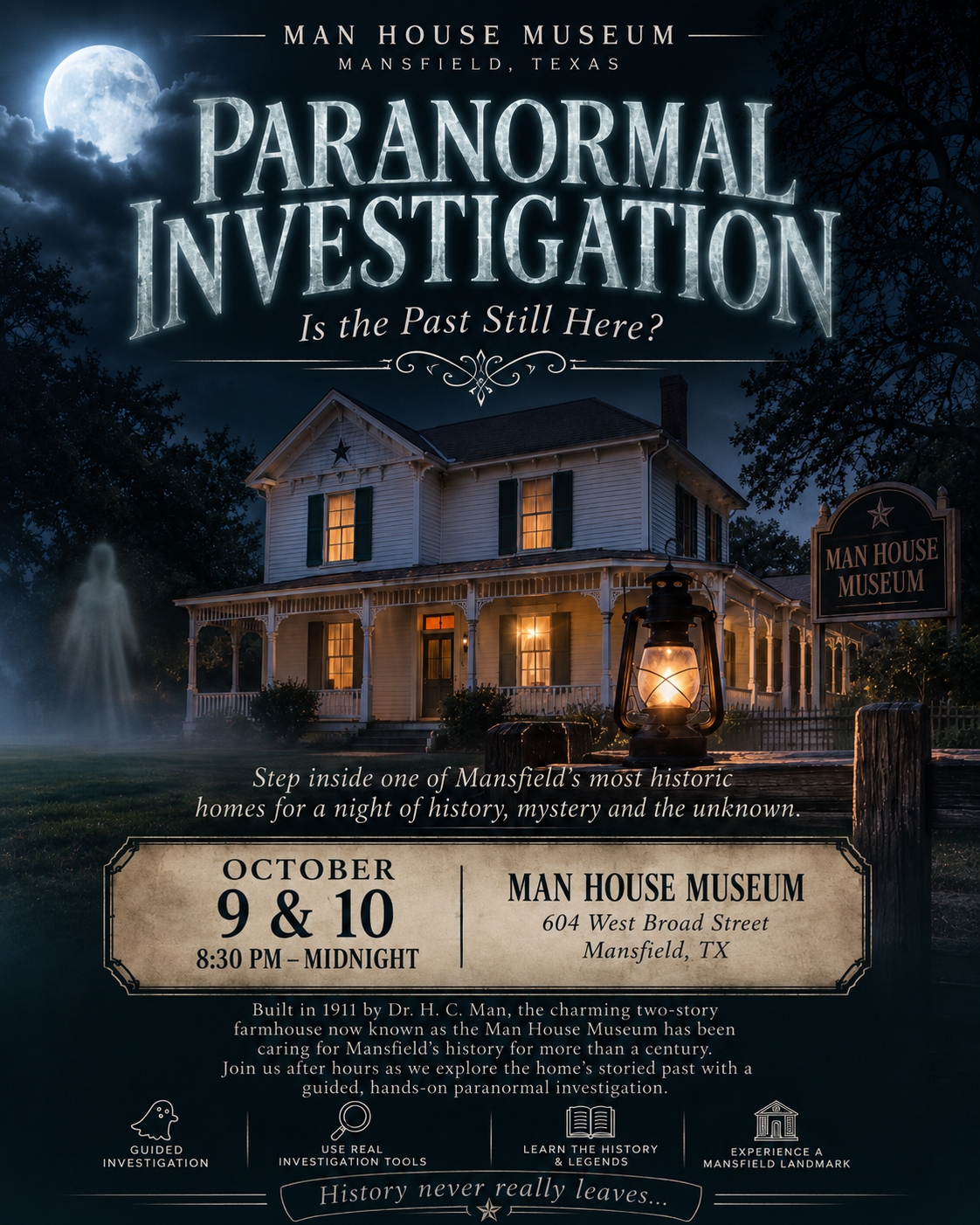 Man House Museum Paranormal Investigation with Wandering Soul Paranormal