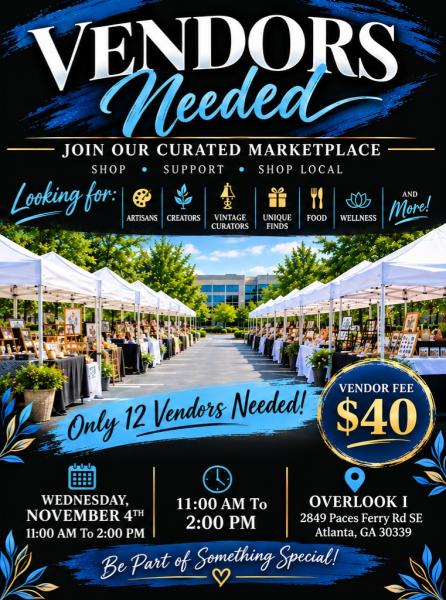 Overlook I's 1st Annual Curated Fall  Sip-N-Stroll Marketplace - Tenant Event