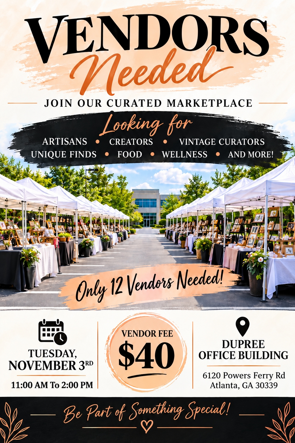 Dupree's 1st Annual Curated Fall Sip-N-Stroll Marketplace - Tenant Event