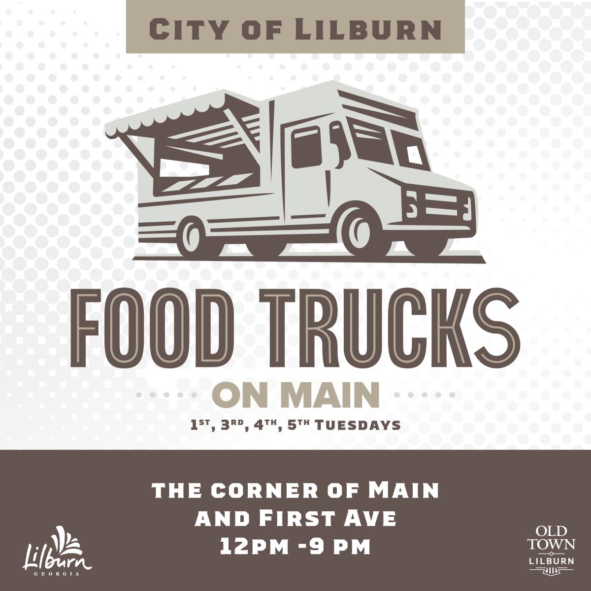 Weekly Lilburn Food Truck Tuesdays