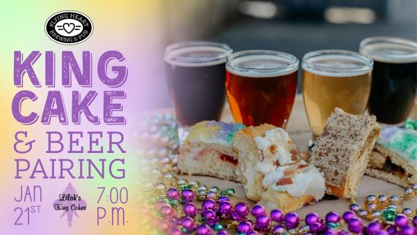 King Cake and Beer Pairing - Natchitoches