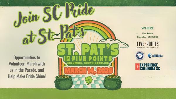 Join SC Pride at St. Pat's in Five Points