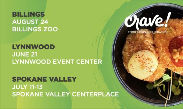 Volunteer for Crave! NW Food & Drink Celebration for a free ticket! Volunteer for Crave! NW Food & Drink Celebration for a free ticket!