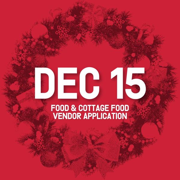Food & Cottage Food Vendor Application