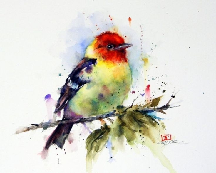 August Watercolors (4 sessions) Dean Crouser- Expressive Birds & Color