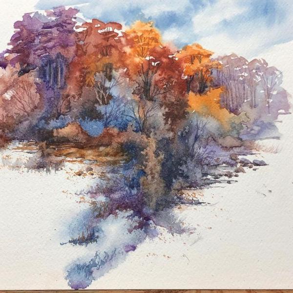 Spontaneous Watercolors (4 sessions)