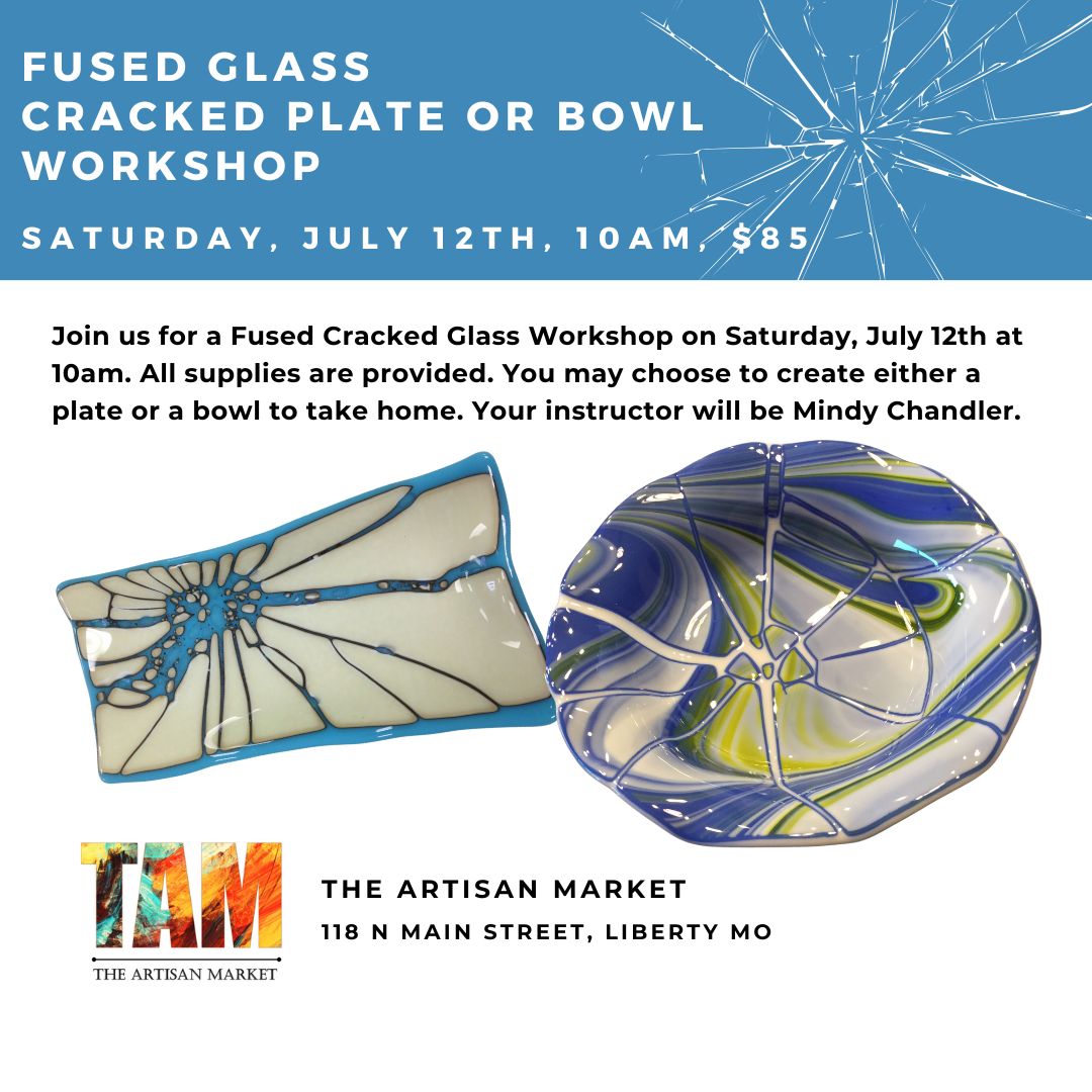 Fused Glass Cracked Plate cover picture