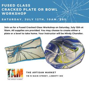 Fused Glass Cracked Plate cover picture