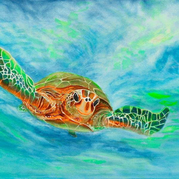 Tuesday Morning Watercolors, July (4 sessions) Under the Sea