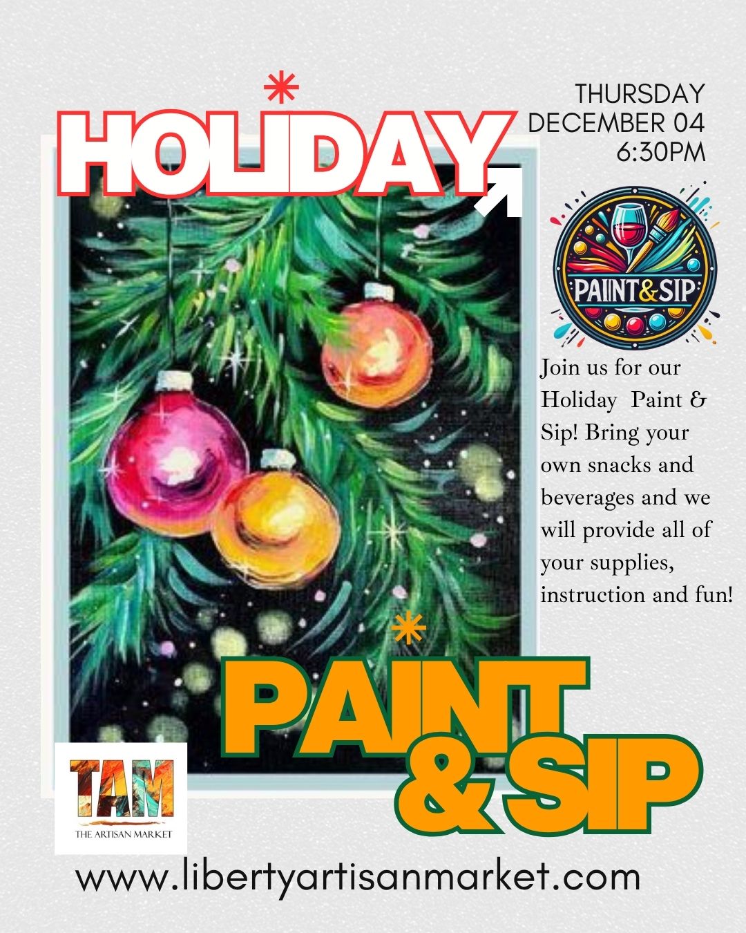 Holiday Paint Party