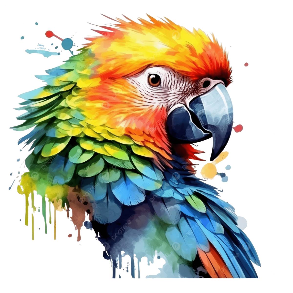 September Watercolors (4 sessions) Parrot