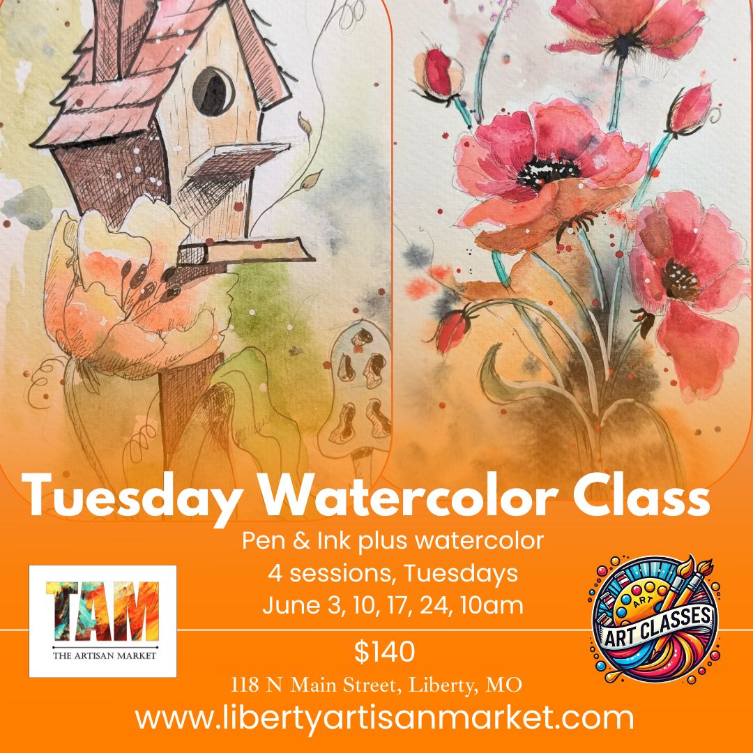 Tuesday Morning Watercolor (Pen & Ink) cover picture
